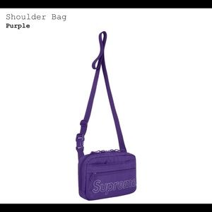 Supreme shoulder bag “purple”